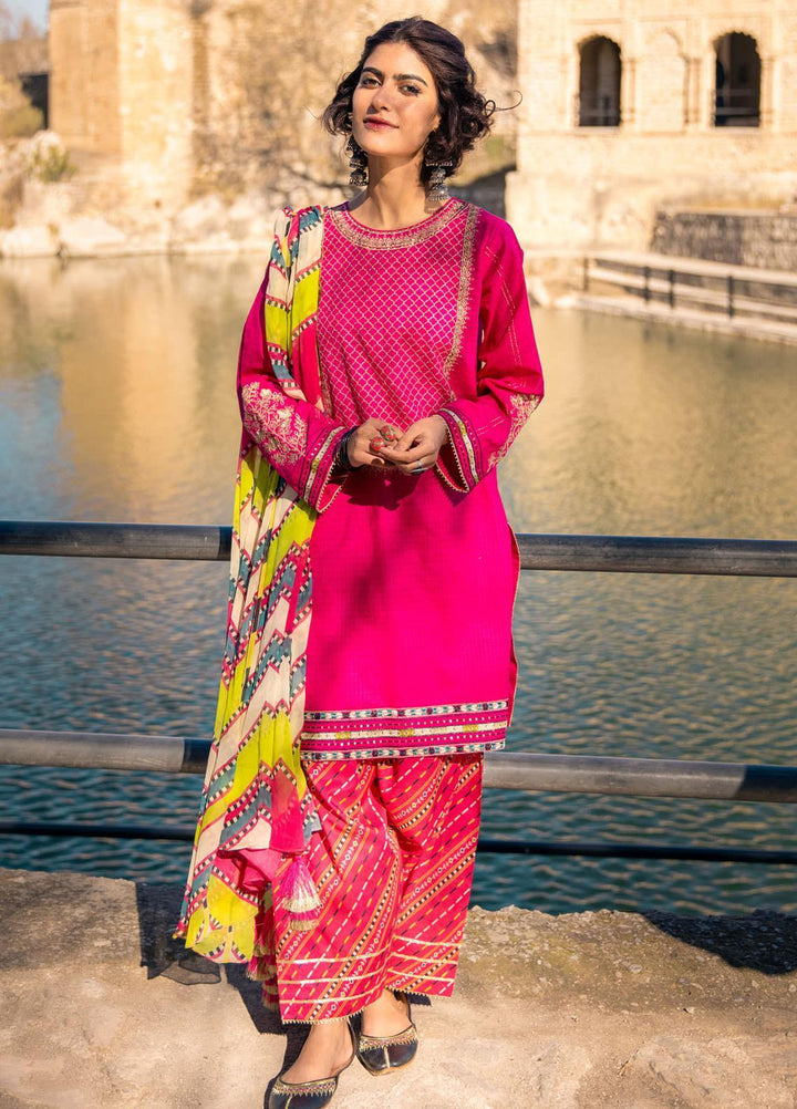 Lakhany Embroidered Jacquard Suits Unstitched 3 Piece LSM21S SG-2105 - Summer Collection