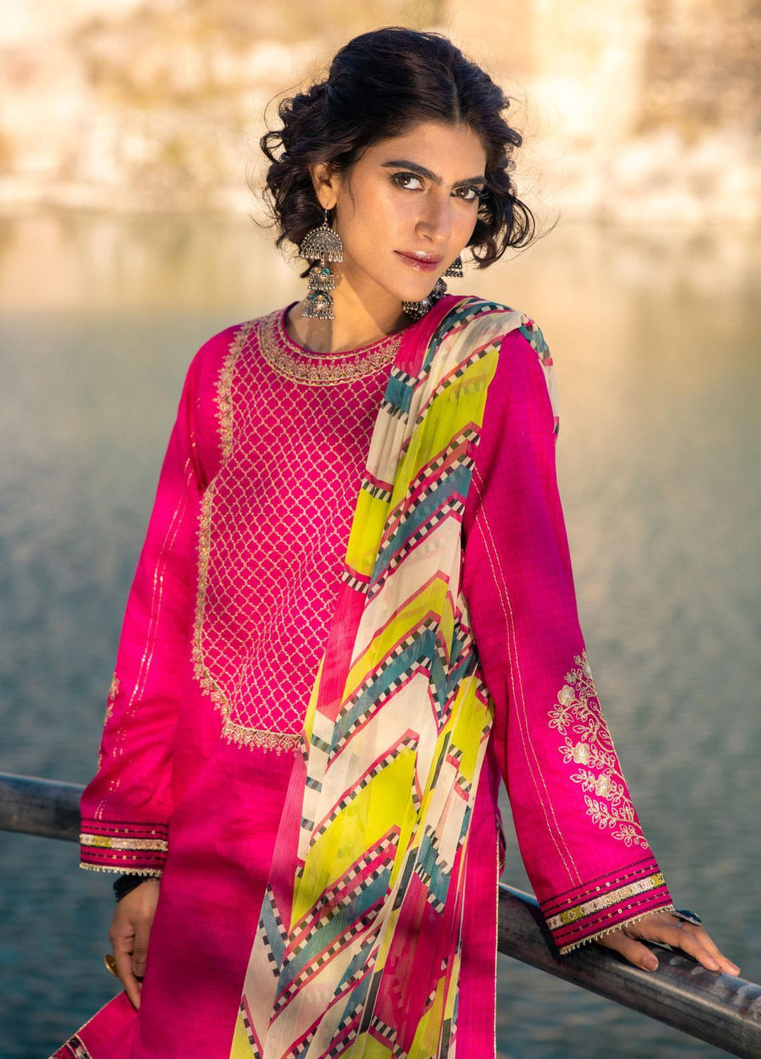 Lakhany Embroidered Jacquard Suits Unstitched 3 Piece LSM21S SG-2105 - Summer Collection