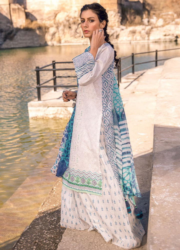 Lakhany Embroidered Lawn Suits Unstitched 3 Piece LSM21S SG-2106 - Summer Collection