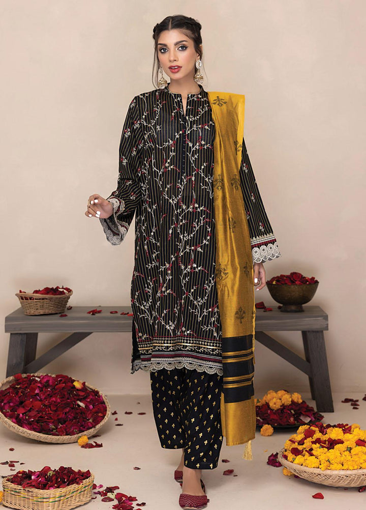 Lakhany Embroidered Lawn Suits Unstitched 3 Piece LSM23SS LG-ZH-0038 - Spring / Summer Collection