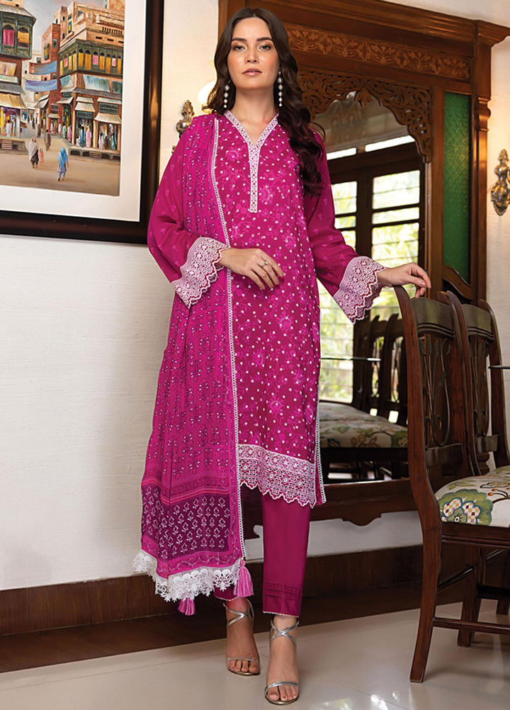 Lakhany Embroidered Lawn Suits Unstitched 3 Piece LSM23SS LG-SR-0110 - Spring / Summer Collection