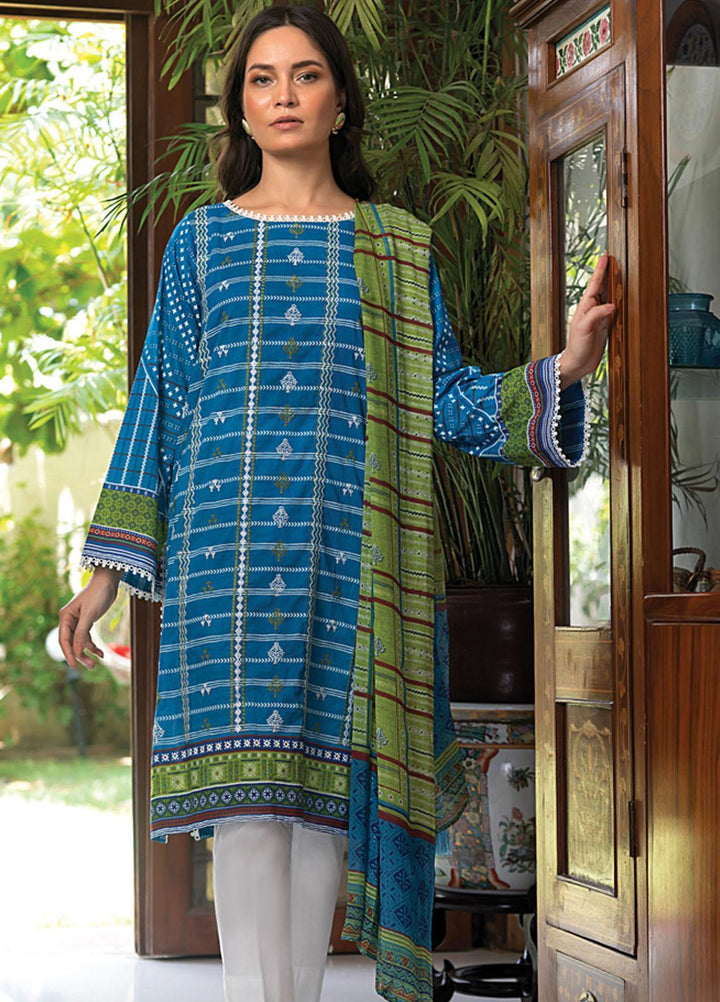 Lakhany Embroidered Lawn Suits Unstitched 3 Piece LSM23SS LG-ZH-0047 - Spring / Summer Collection