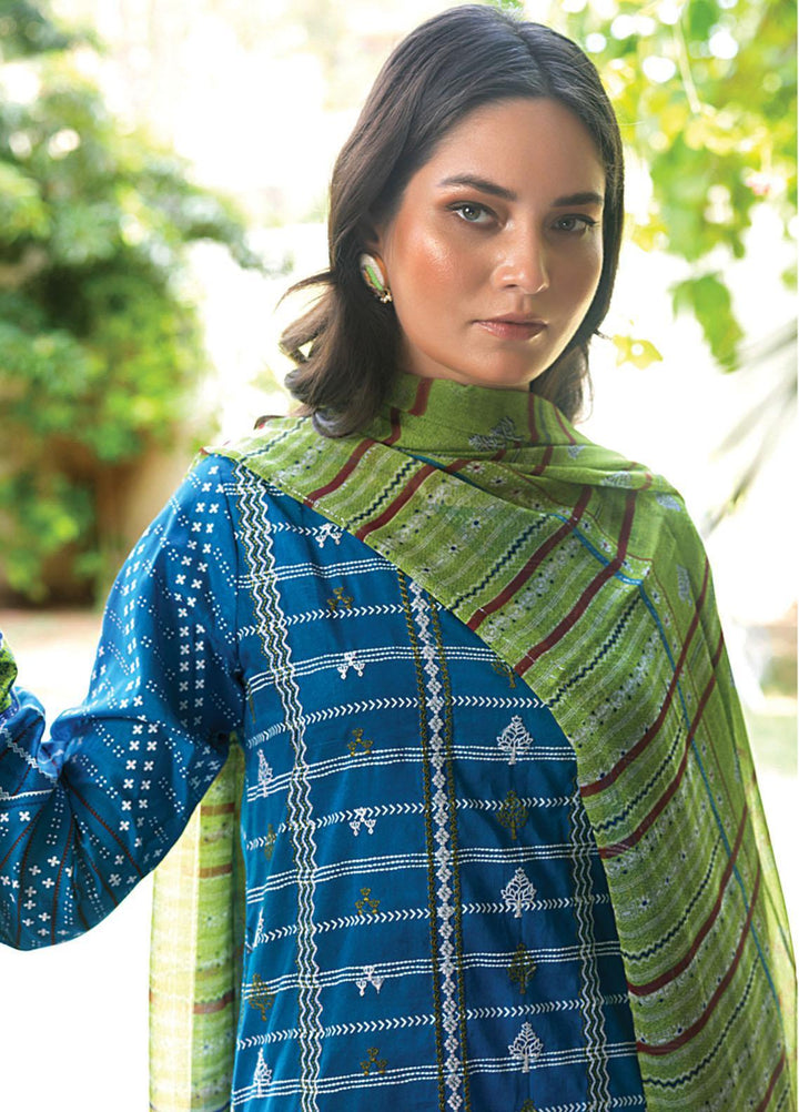 Lakhany Embroidered Lawn Suits Unstitched 3 Piece LSM23SS LG-ZH-0047 - Spring / Summer Collection