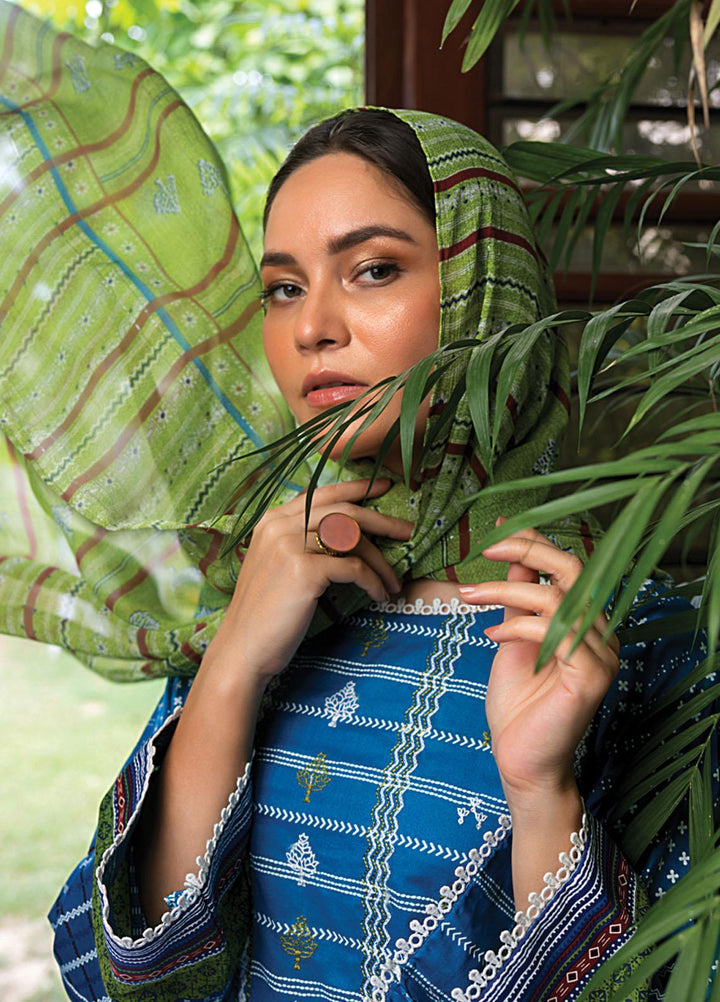 Lakhany Embroidered Lawn Suits Unstitched 3 Piece LSM23SS LG-ZH-0047 - Spring / Summer Collection