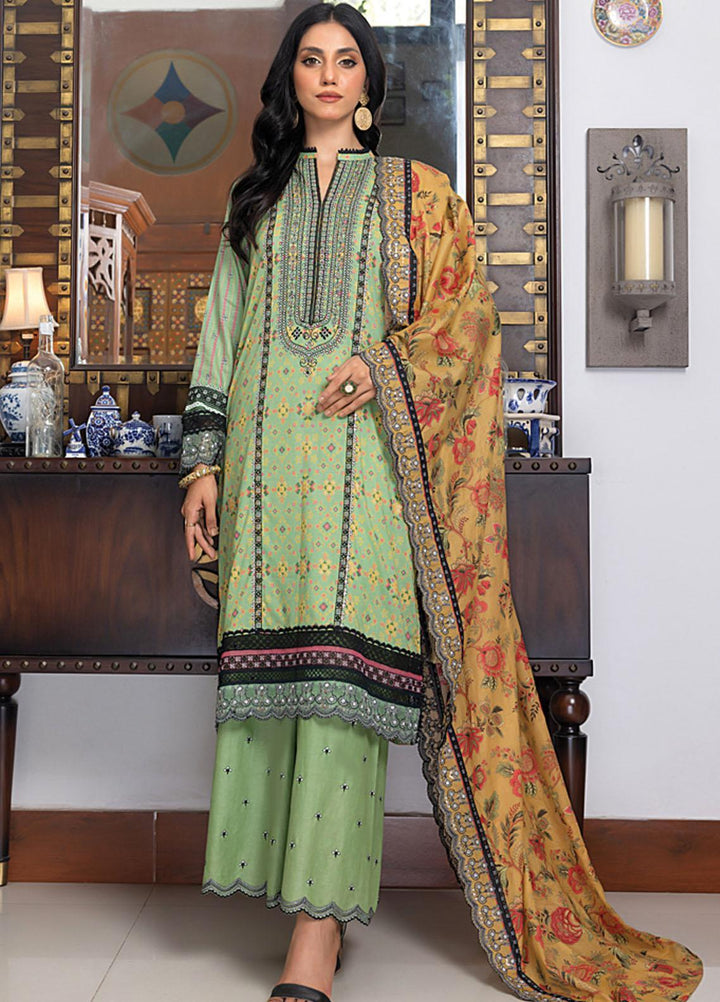 Lakhany Embroidered Lawn Suits Unstitched 3 Piece LSM23SS LG-SR-0115 - Spring / Summer Collection