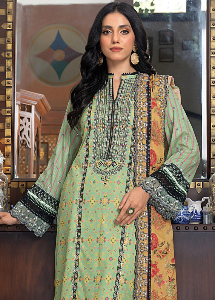 Lakhany Embroidered Lawn Suits Unstitched 3 Piece LSM23SS LG-SR-0115 - Spring / Summer Collection