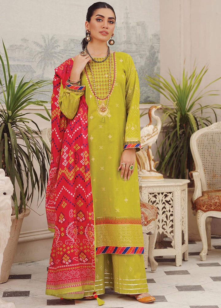 Lakhany Embroidered Lawn Suits Unstitched 3 Piece LSM23SG SG-5017 - Summer Collection