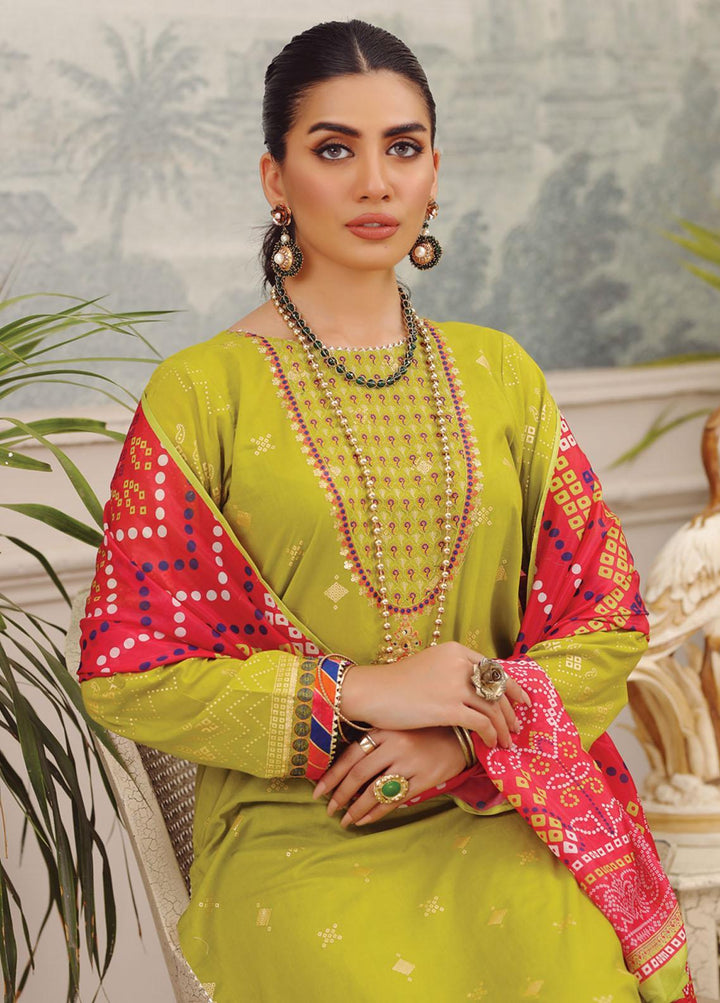 Lakhany Embroidered Lawn Suits Unstitched 3 Piece LSM23SG SG-5017 - Summer Collection