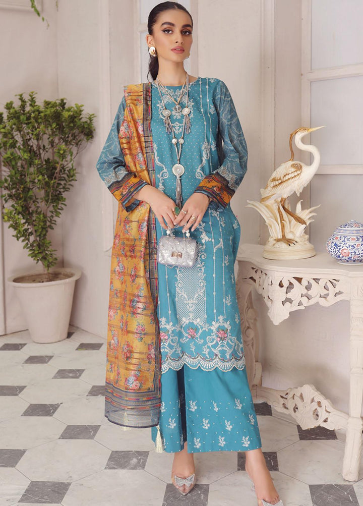 Lakhany Embroidered Dobby Suits Unstitched 3 Piece LSM23SG SG-5021 - Summer Collection