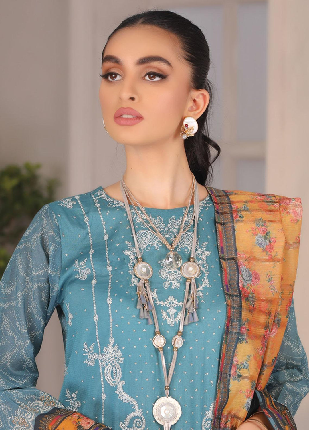 Lakhany Embroidered Dobby Suits Unstitched 3 Piece LSM23SG SG-5021 - Summer Collection