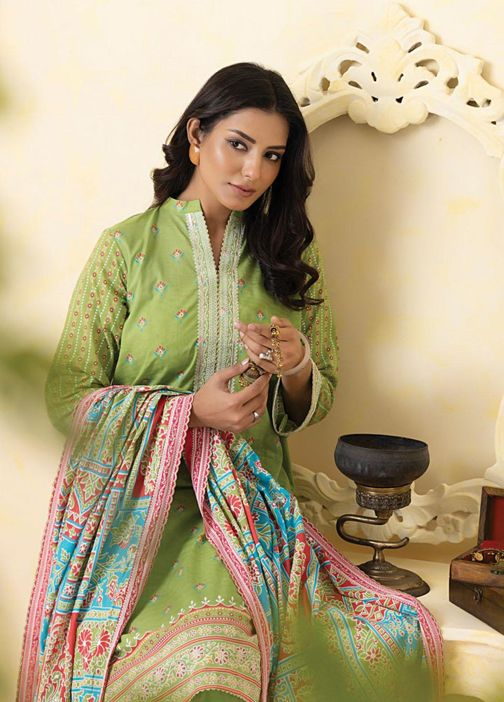 Lakhany Embroidered Lawn Suits Unstitched 3 Piece LSM23SG SED-SR-0076 - Summer Collection