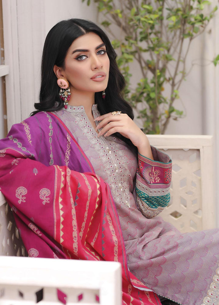 Lakhany Embroidered Lawn Suits Unstitched 3 Piece LSM23SG SG-5014 - Summer Collection