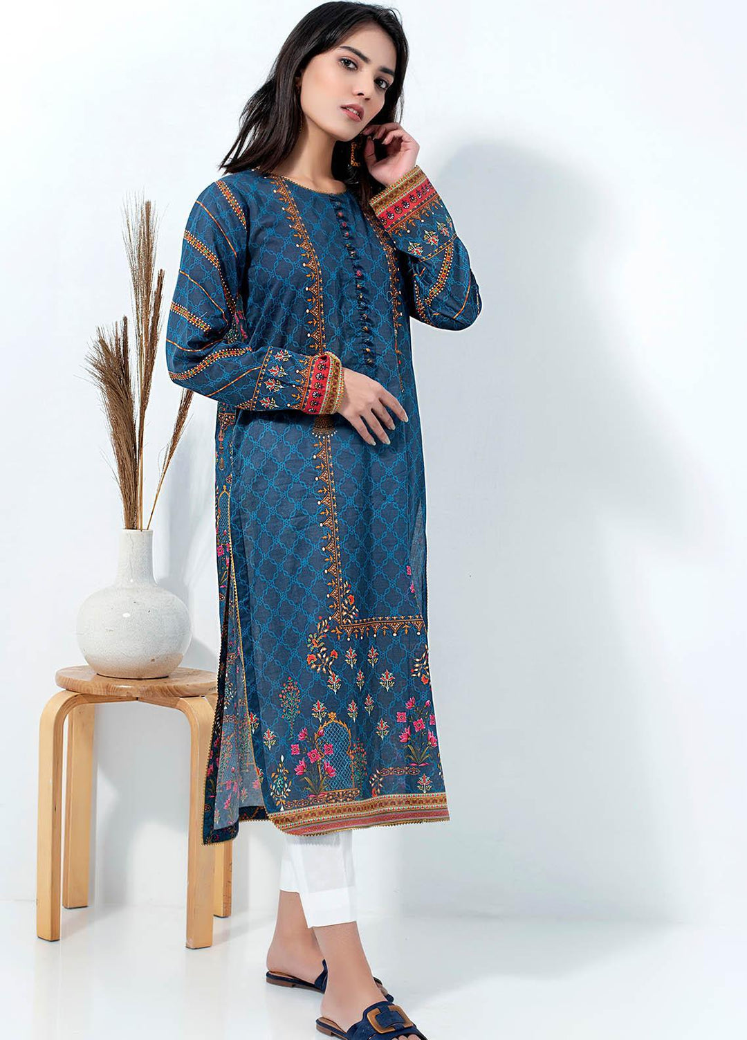 Lakhany Printed Lawn  Unstitched Kurties LSM21SP PK-2135 - Summer Collection