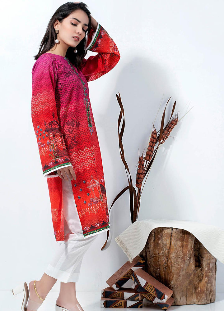 Lakhany Printed Lawn  Unstitched Kurties LSM21SP PK-2136 - Summer Collection