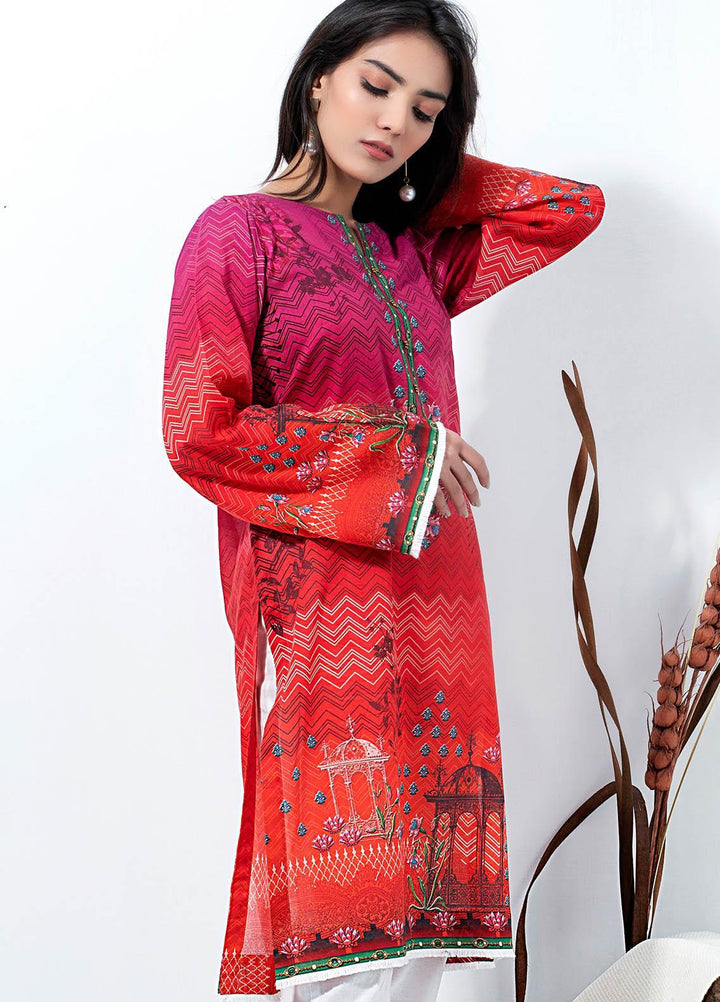 Lakhany Printed Lawn  Unstitched Kurties LSM21SP PK-2136 - Summer Collection