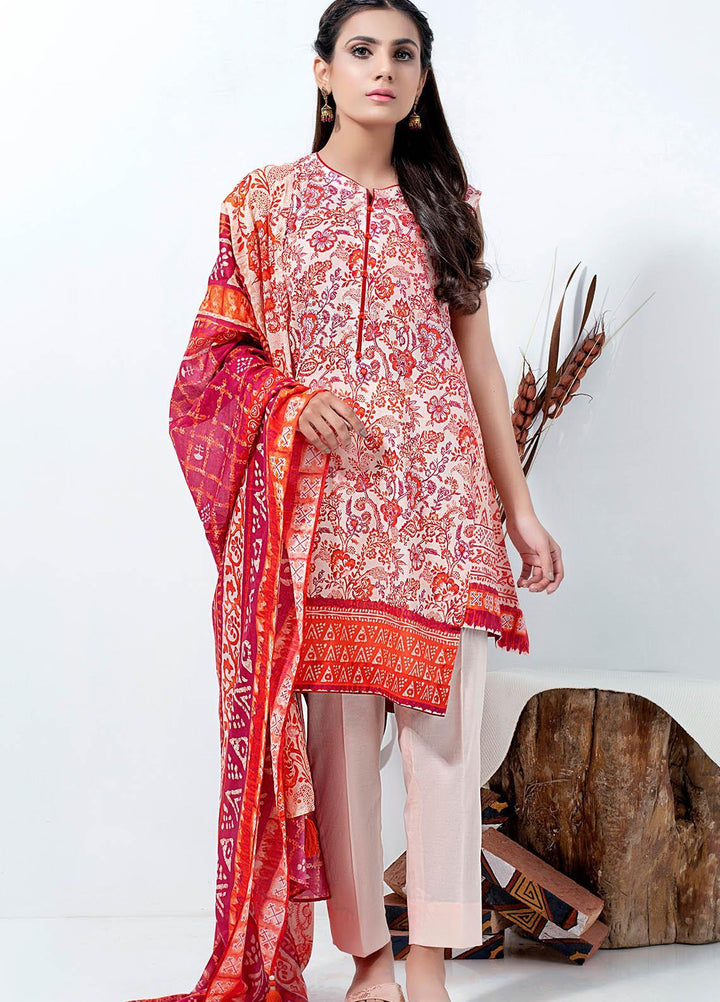 Lakhany Printed Lawn Suits Unstitched 3 Piece LSM21SP PL-2165 - Summer Collection