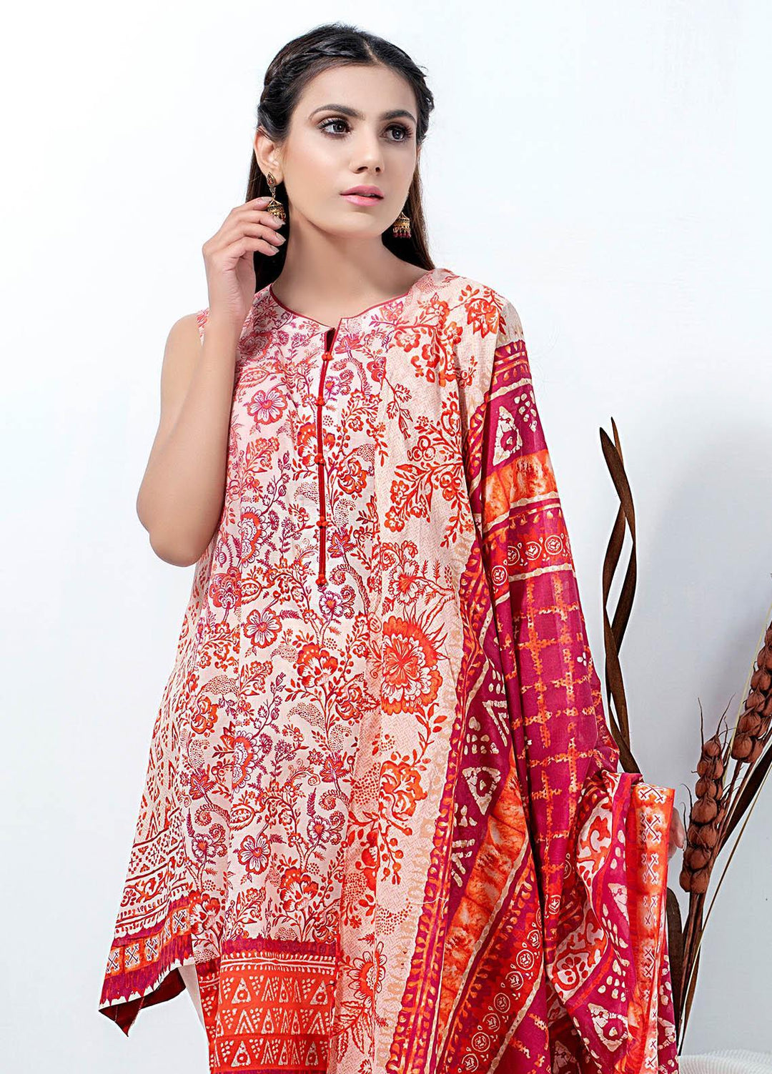Lakhany Printed Lawn Suits Unstitched 3 Piece LSM21SP PL-2165 - Summer Collection