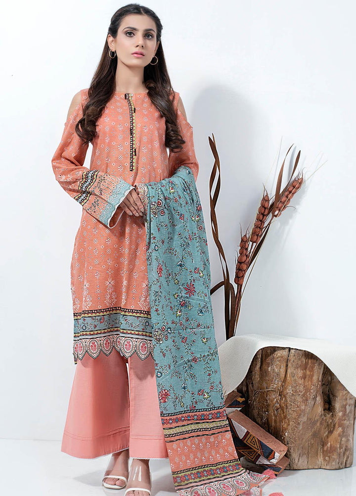 Lakhany Printed Lawn Suits Unstitched 3 Piece LSM21SP PL-2166 - Summer Collection