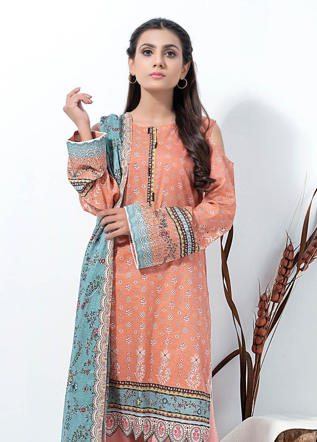 Lakhany Printed Lawn Suits Unstitched 3 Piece LSM21SP PL-2166 - Summer Collection