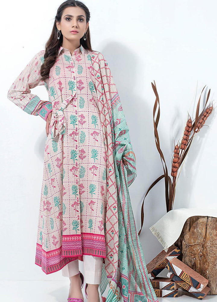 Lakhany Printed Lawn Suits Unstitched 3 Piece LSM21SP PL-2167 - Summer Collection
