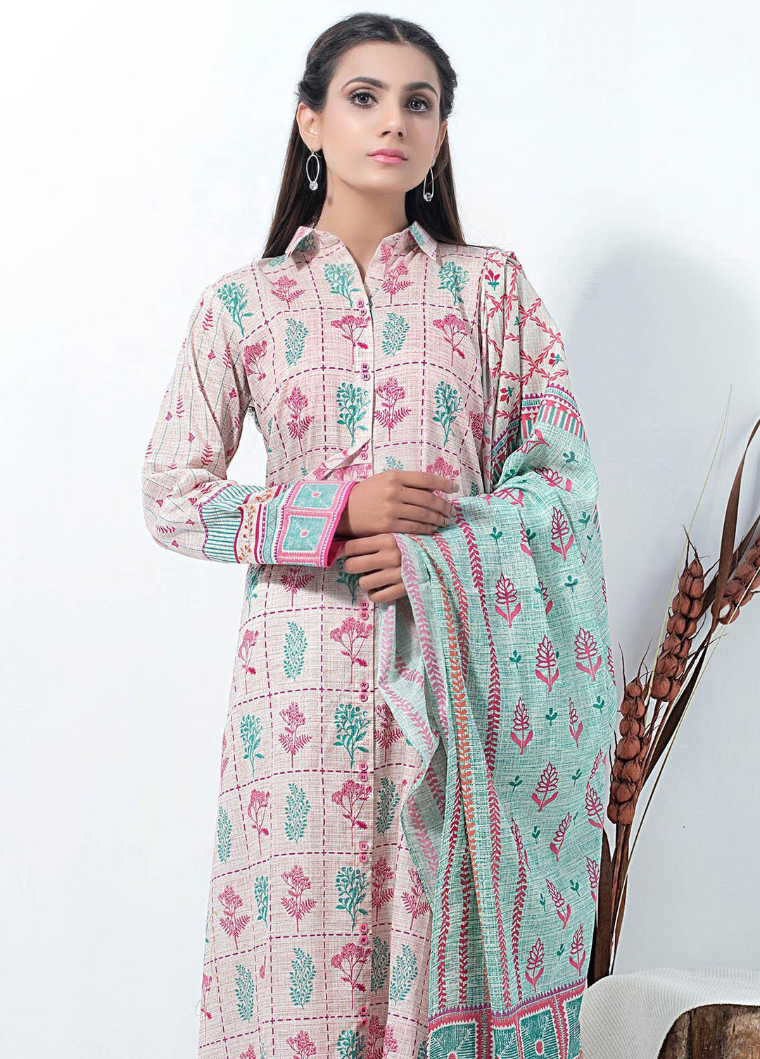 Lakhany Printed Lawn Suits Unstitched 3 Piece LSM21SP PL-2167 - Summer Collection