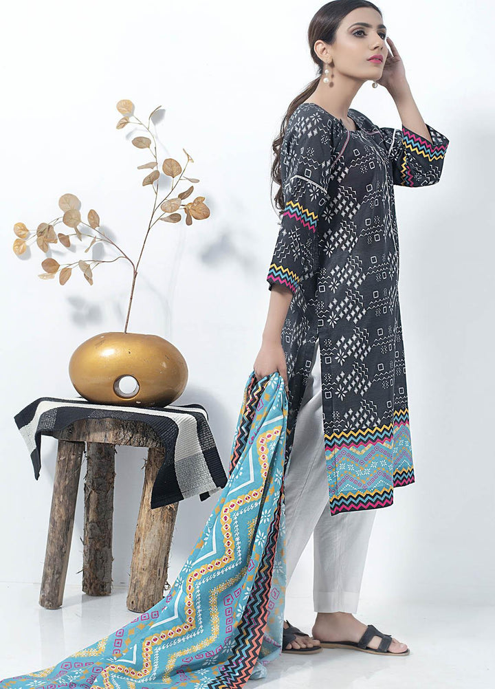 Lakhany Printed Lawn Suits Unstitched 2 Piece LSM21SP SD-2146 - Summer Collection