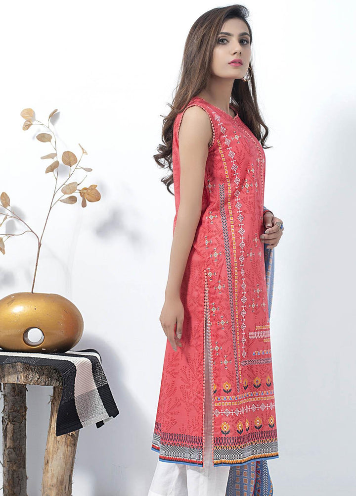 Lakhany Printed Lawn Suits Unstitched 2 Piece LSM21SP SD-2147 - Summer Collection