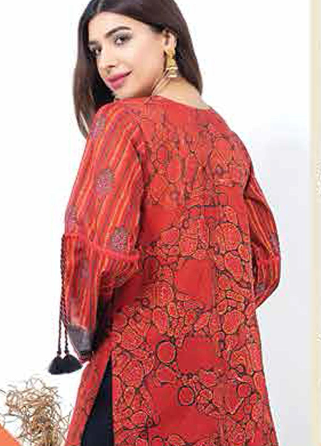 Lakhany Printed Lawn  Unstitched Kurties LSM21-SP2 DK-2176 - Summer Collection