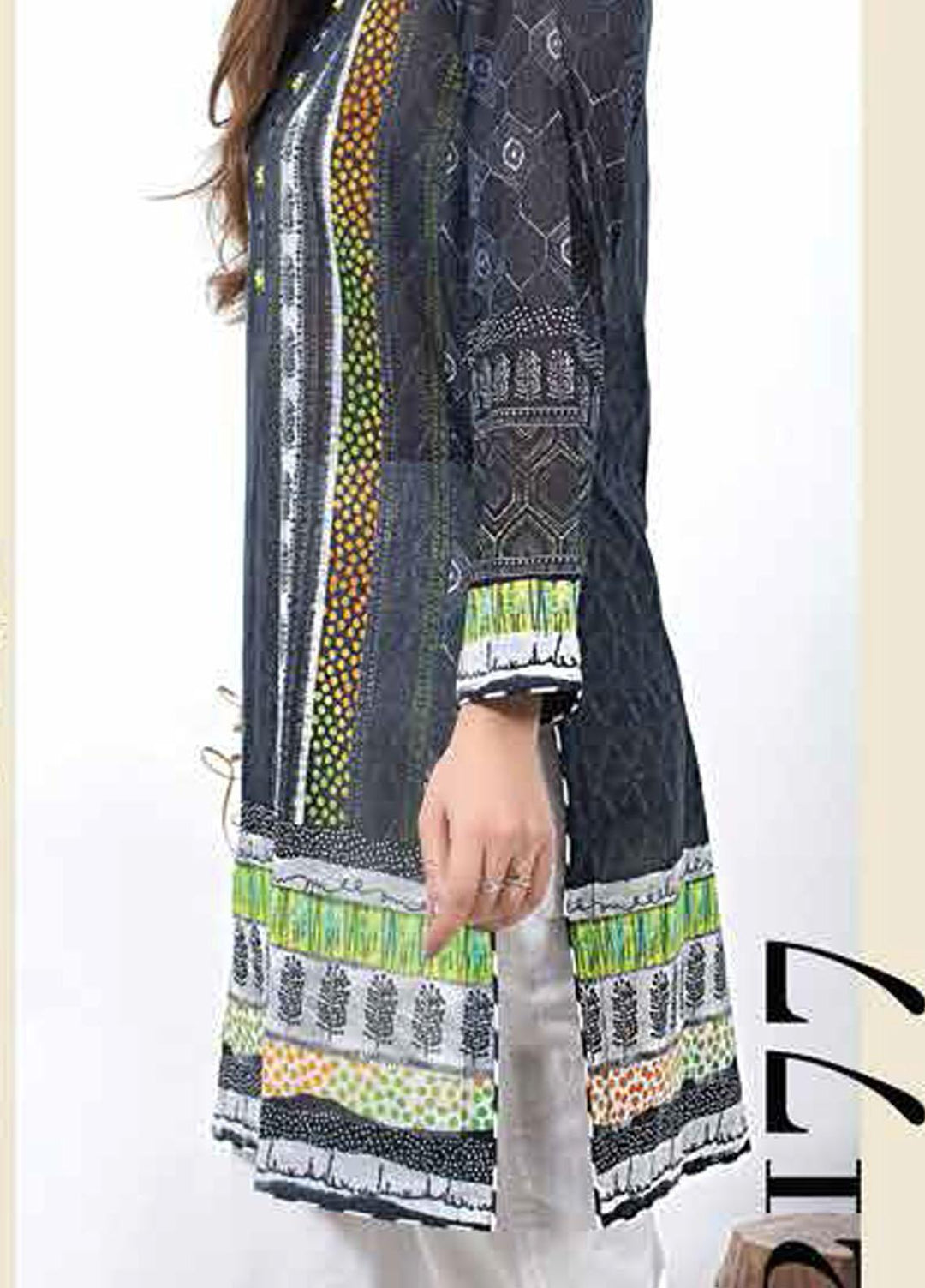 Lakhany Printed Lawn  Unstitched Kurties LSM21-SP2 DK-2177 - Summer Collection
