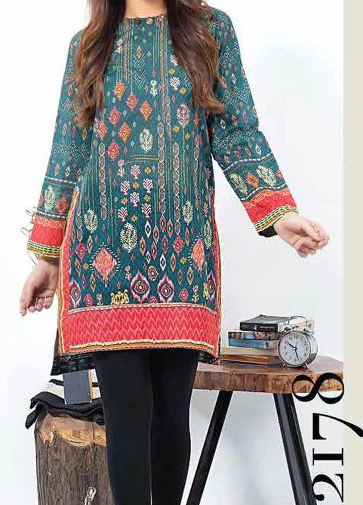 Lakhany Printed Lawn  Unstitched Kurties LSM21-SP2 DK-2178 - Summer Collection