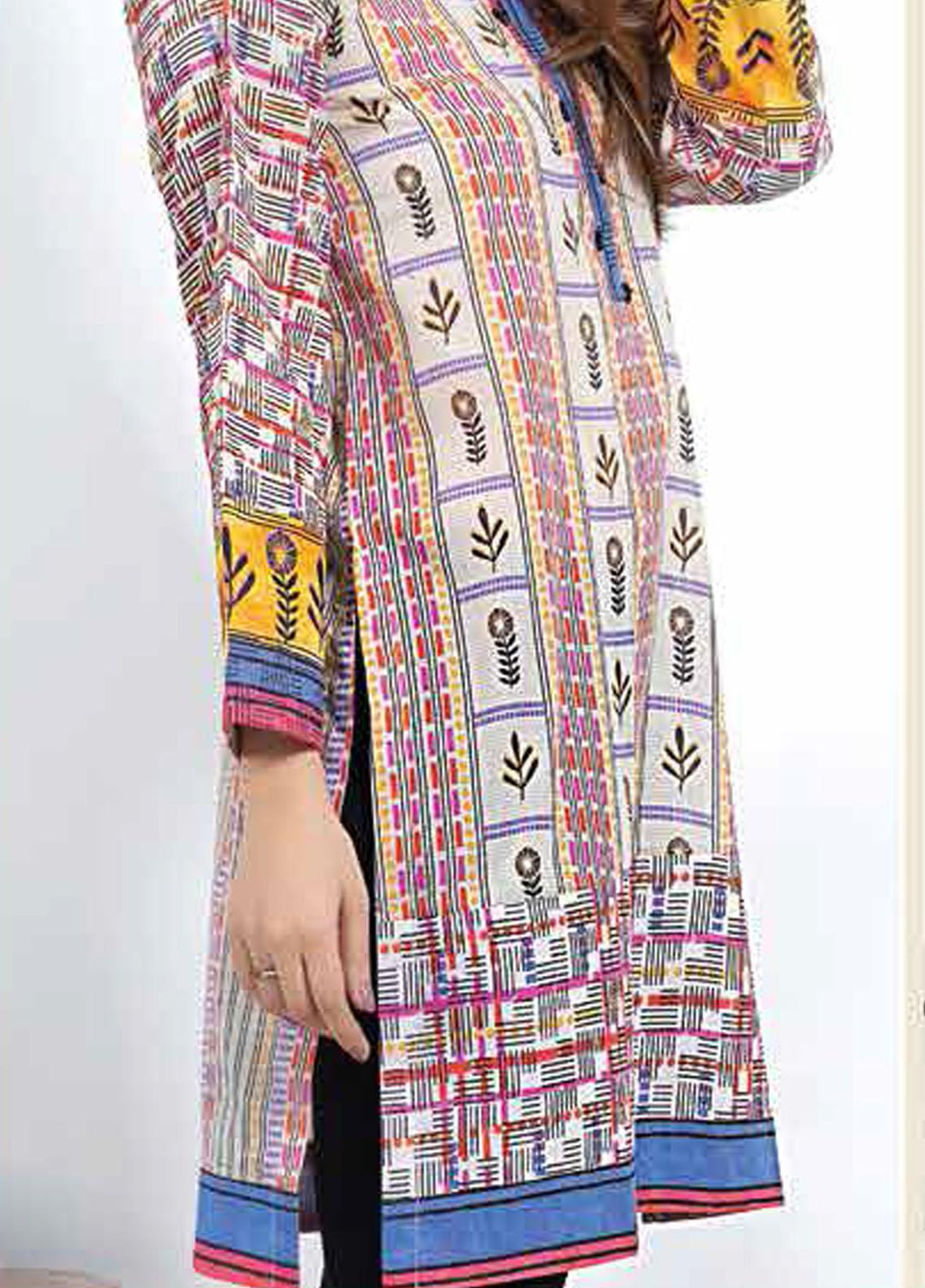 Lakhany Printed Lawn  Unstitched Kurties LSM21-SP2 DK-2179 - Summer Collection