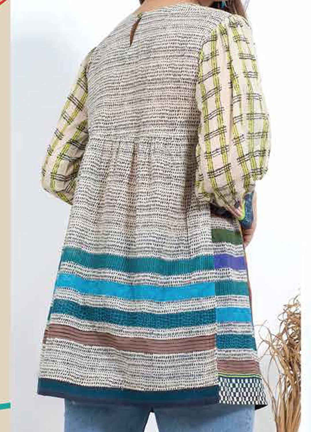 Lakhany Printed Lawn  Unstitched Kurties LSM21-SP2 DK-2180 - Summer Collection