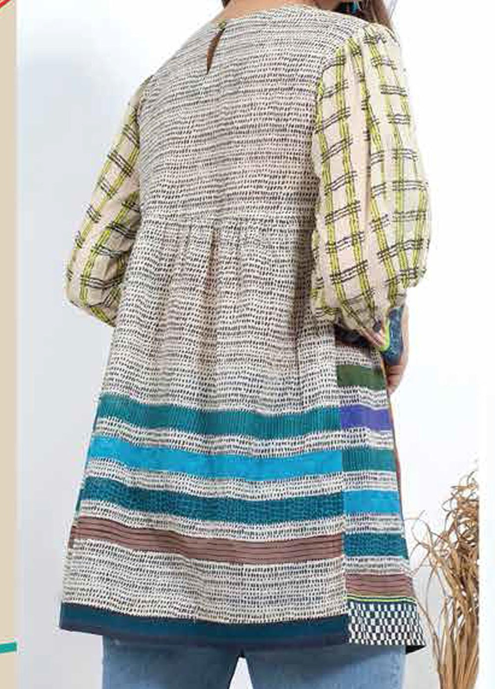 Lakhany Printed Lawn  Unstitched Kurties LSM21-SP2 DK-2180 - Summer Collection