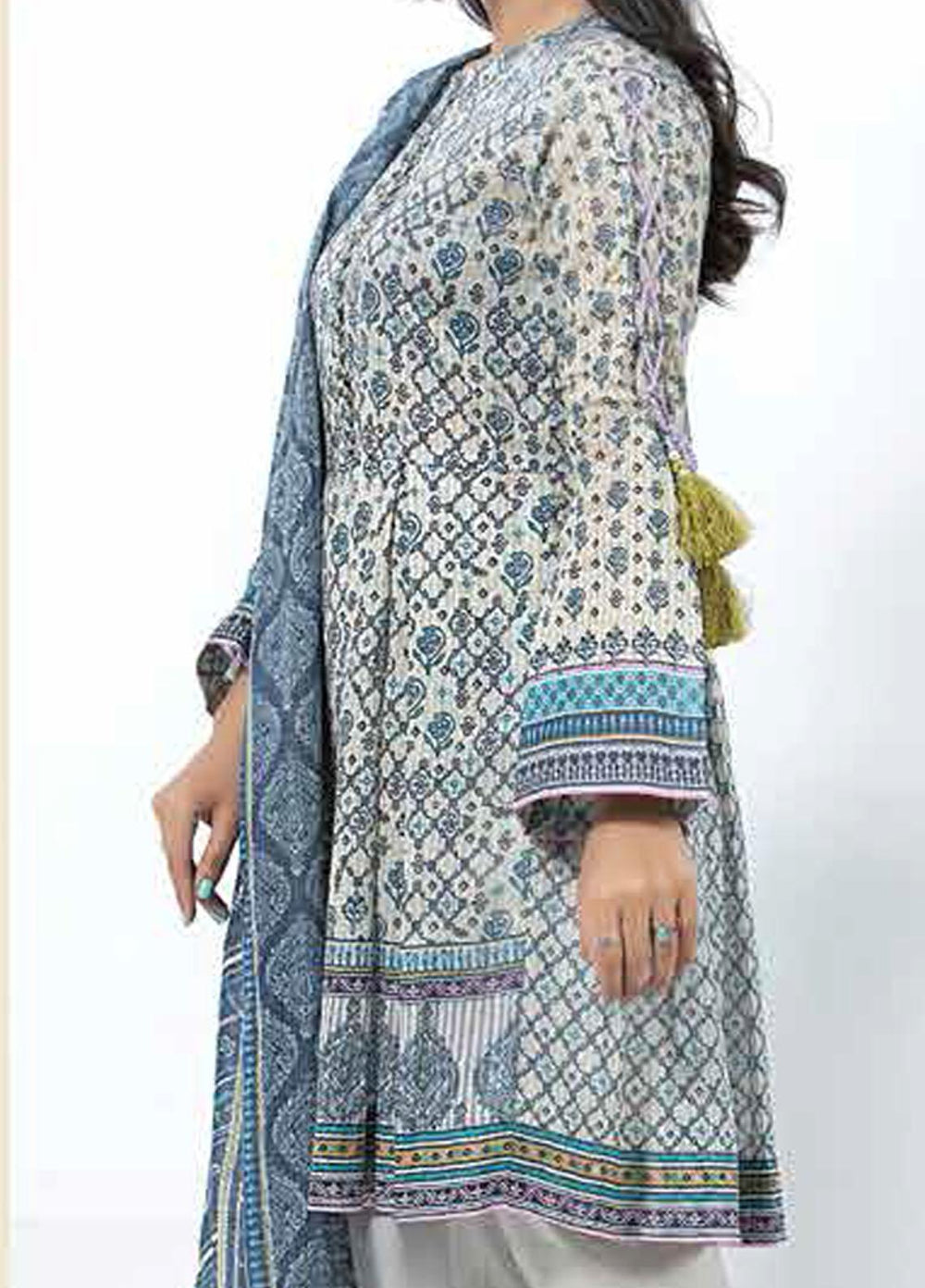 Lakhany Printed Lawn Suits Unstitched 3 Piece LSM21-SP2 PLC-2114 - Summer Collection
