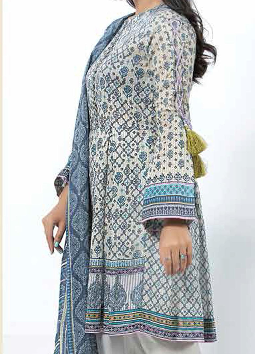 Lakhany Printed Lawn Suits Unstitched 3 Piece LSM21-SP2 PLC-2114 - Summer Collection