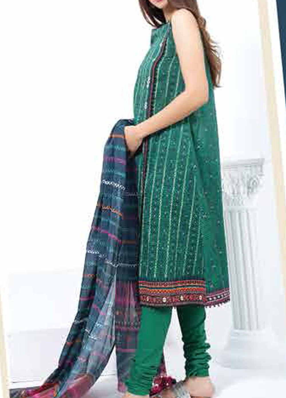 Lakhany Printed Lawn Suits Unstitched 3 Piece LSM21-SP2 PLC-2116 - Summer Collection