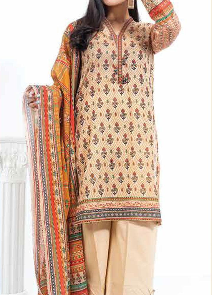 Lakhany Printed Lawn Suits Unstitched 3 Piece LSM21-SP2 PLC-2117 - Summer Collection
