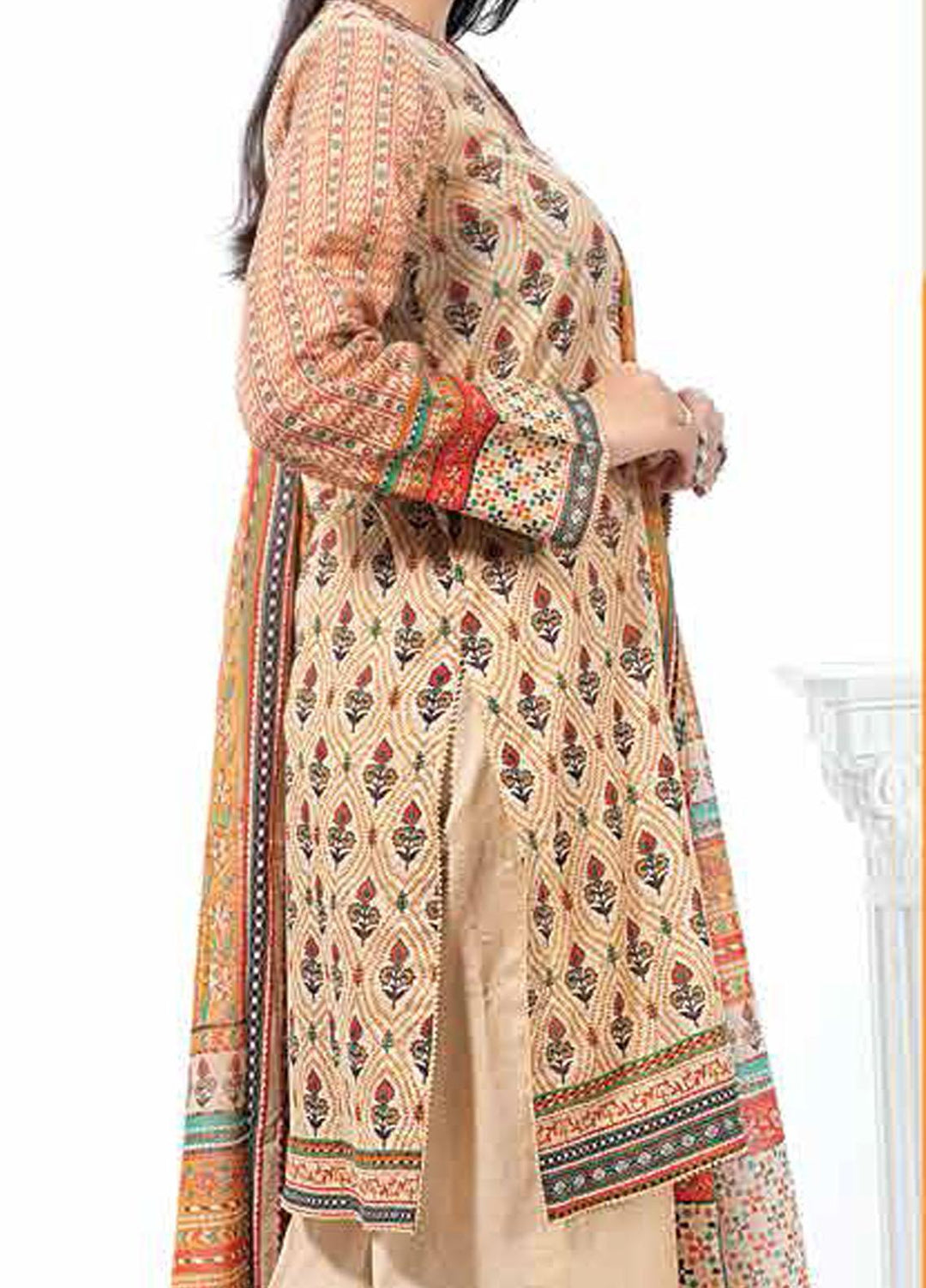 Lakhany Printed Lawn Suits Unstitched 3 Piece LSM21-SP2 PLC-2117 - Summer Collection