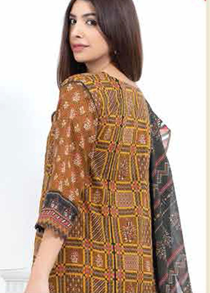 Lakhany Printed Lawn Suits Unstitched 3 Piece LSM21-SP2 PLC-2122 - Summer Collection