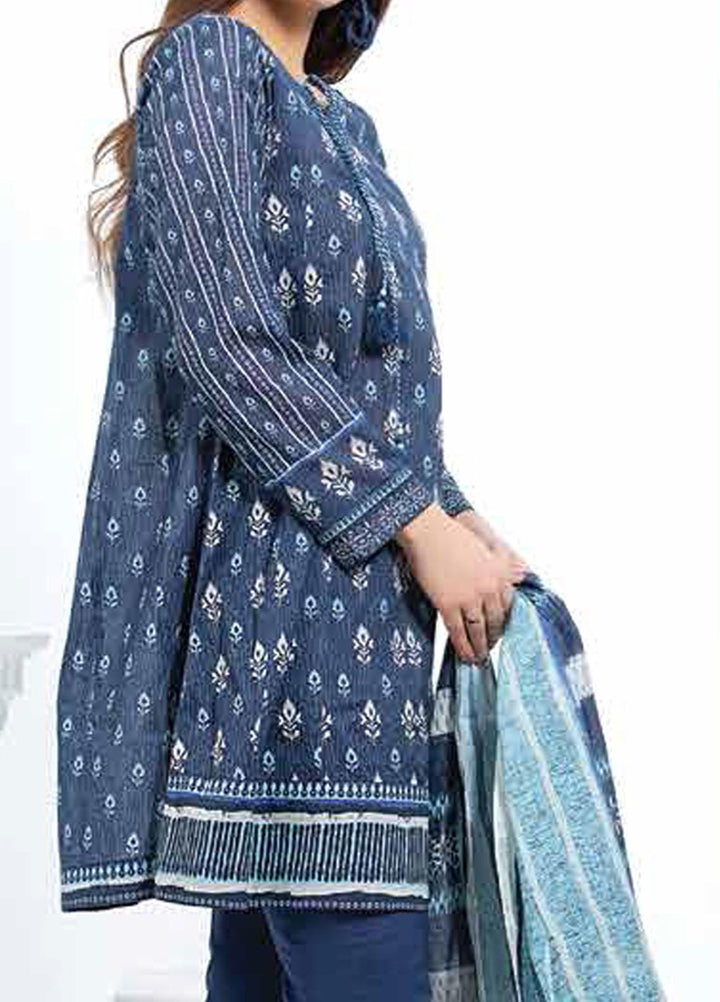 Lakhany Printed Lawn Suits Unstitched 3 Piece LSM21-SP2 PLC-2123 - Summer Collection