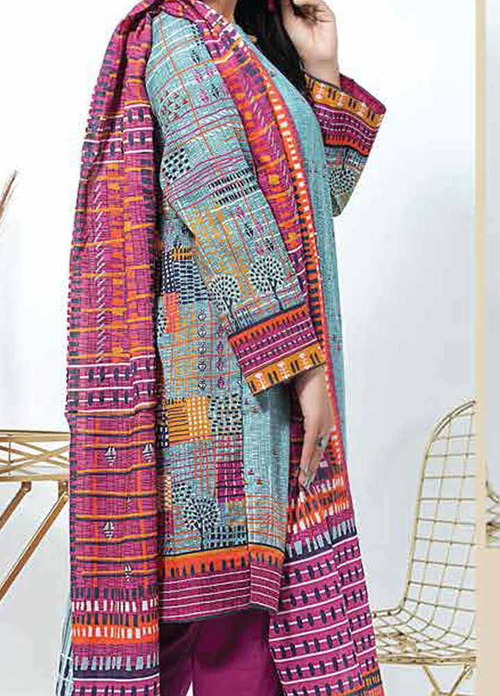 Lakhany Printed Lawn Suits Unstitched 2 Piece LSM21-SP2 TPC-2191 - Summer Collection