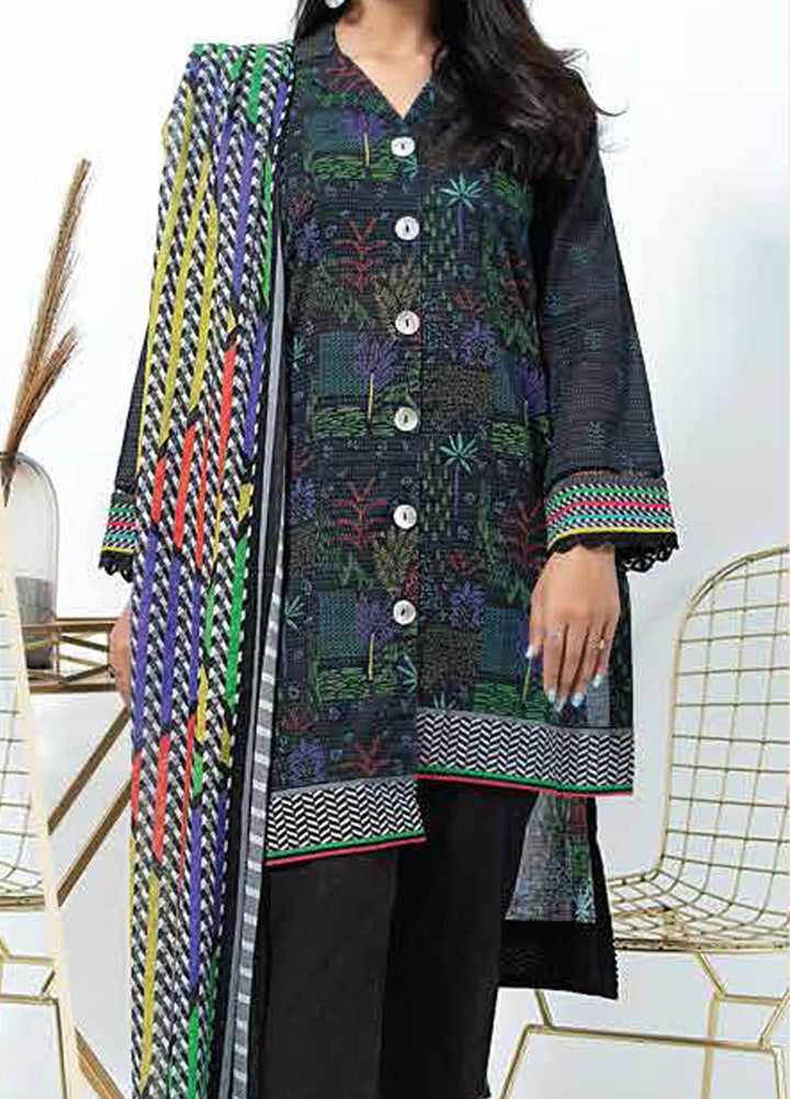 Lakhany Printed Lawn Suits Unstitched 2 Piece LSM21-SP2 TPC-2192 - Summer Collection