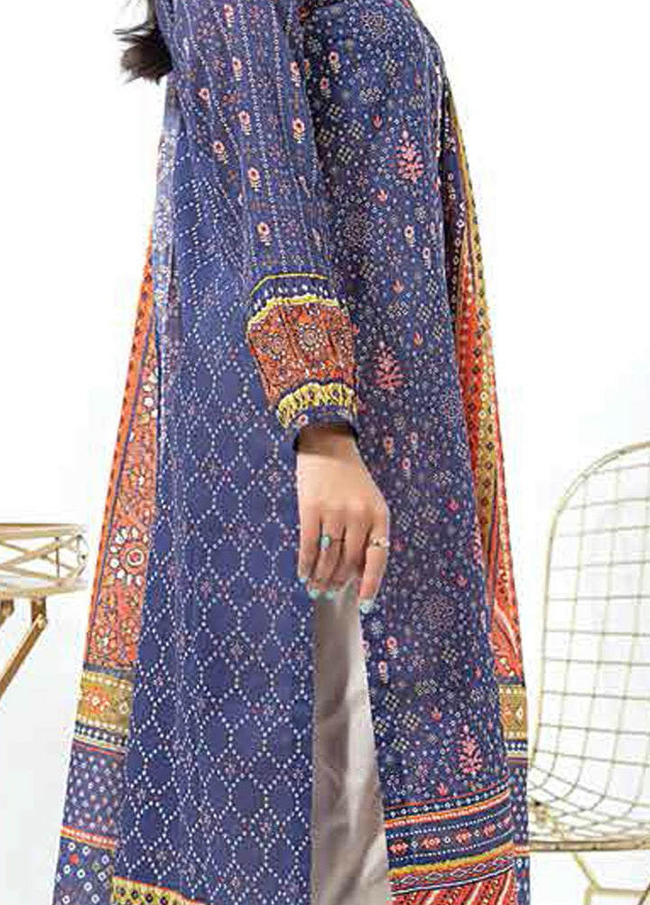 Lakhany Printed Lawn Suits Unstitched 2 Piece LSM21-SP2 TPC-2193 - Summer Collection