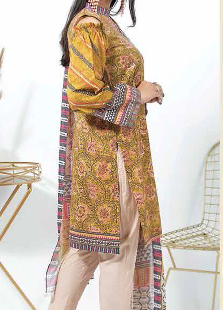 Lakhany Printed Lawn Suits Unstitched 2 Piece LSM21-SP2 TPC-2194 - Summer Collection