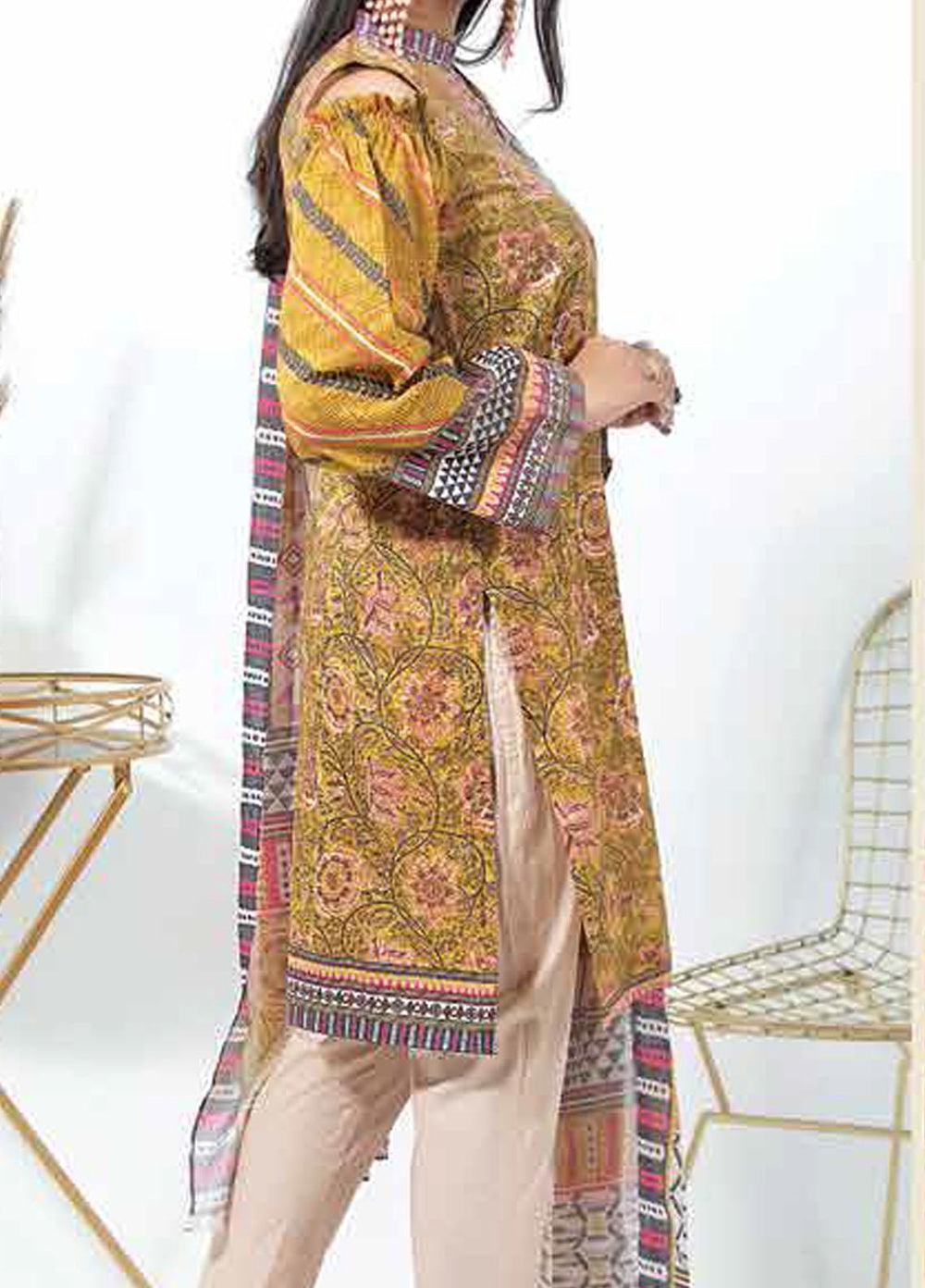 Lakhany Printed Lawn Suits Unstitched 2 Piece LSM21-SP2 TPC-2194 - Summer Collection