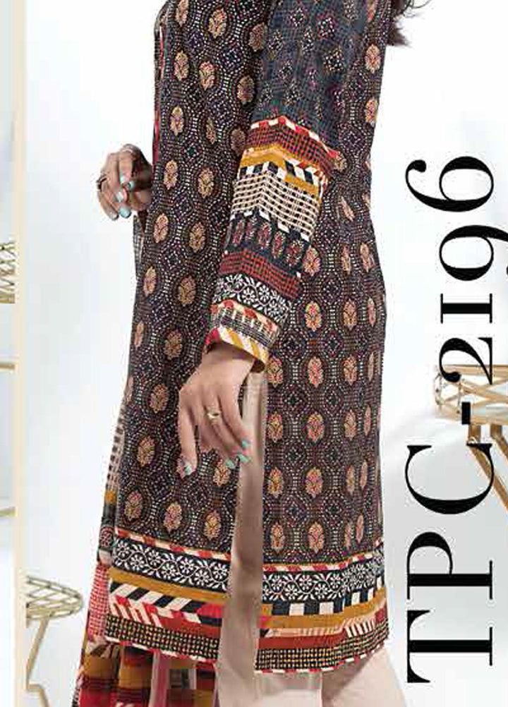 Lakhany Printed Lawn Suits Unstitched 2 Piece LSM21-SP2 TPC-2196 - Summer Collection