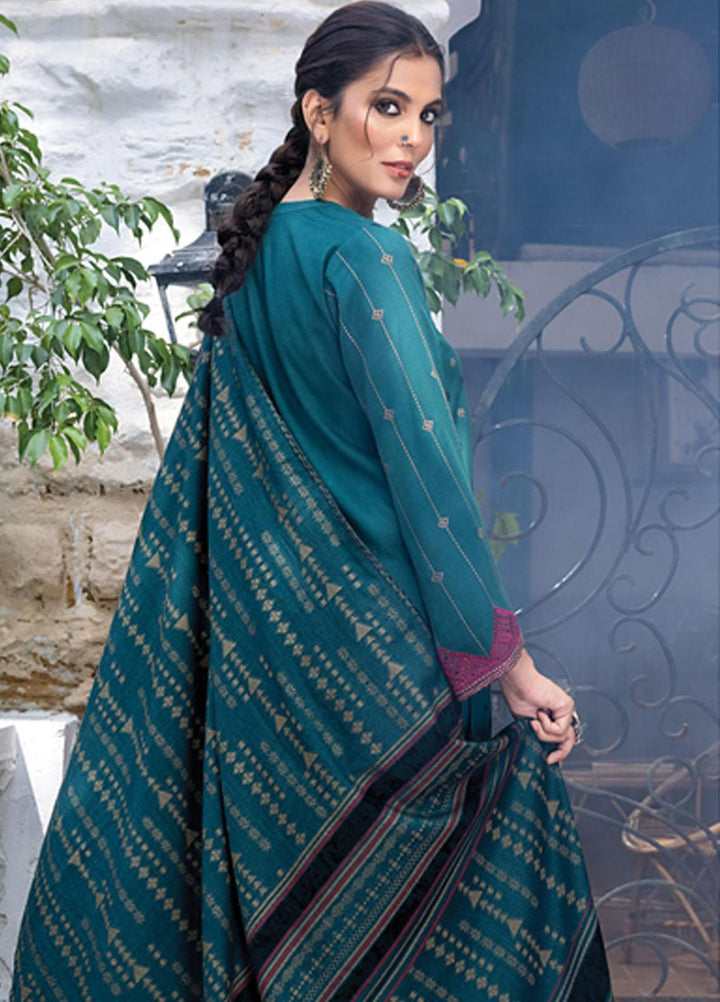 Lakhany Embroidered Slub Suits Unstitched 3 Piece LSM22W WES-SA-0119 - Winter Collection