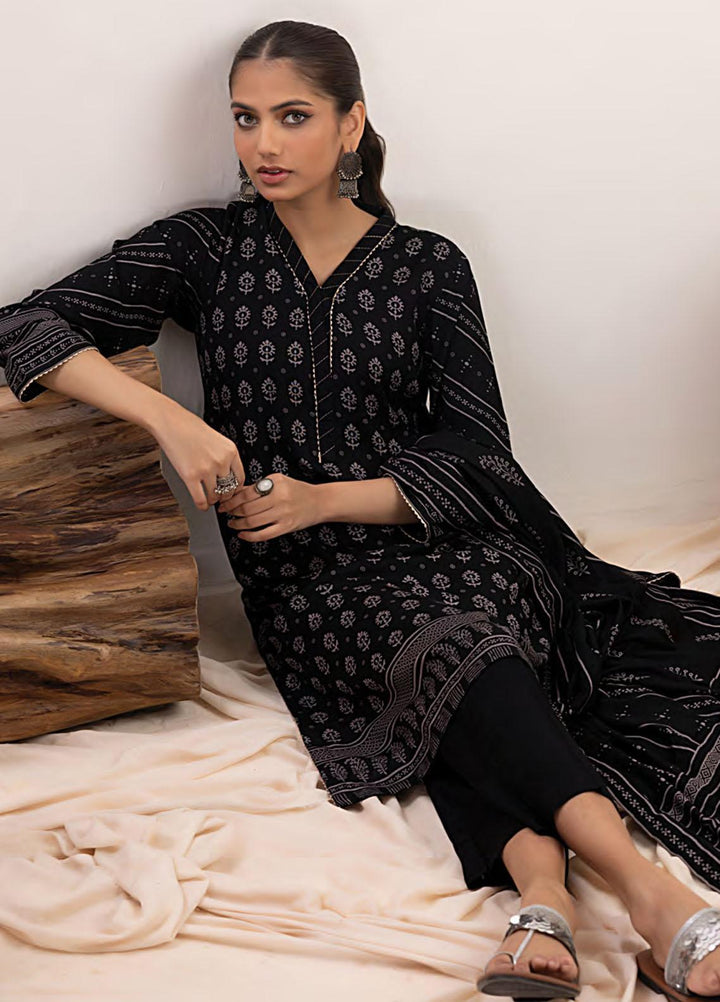 Lakhany Printed Pashmina Suits Unstitched 3 Piece LSM23PP LG-AM-0049-C - Winter Collection