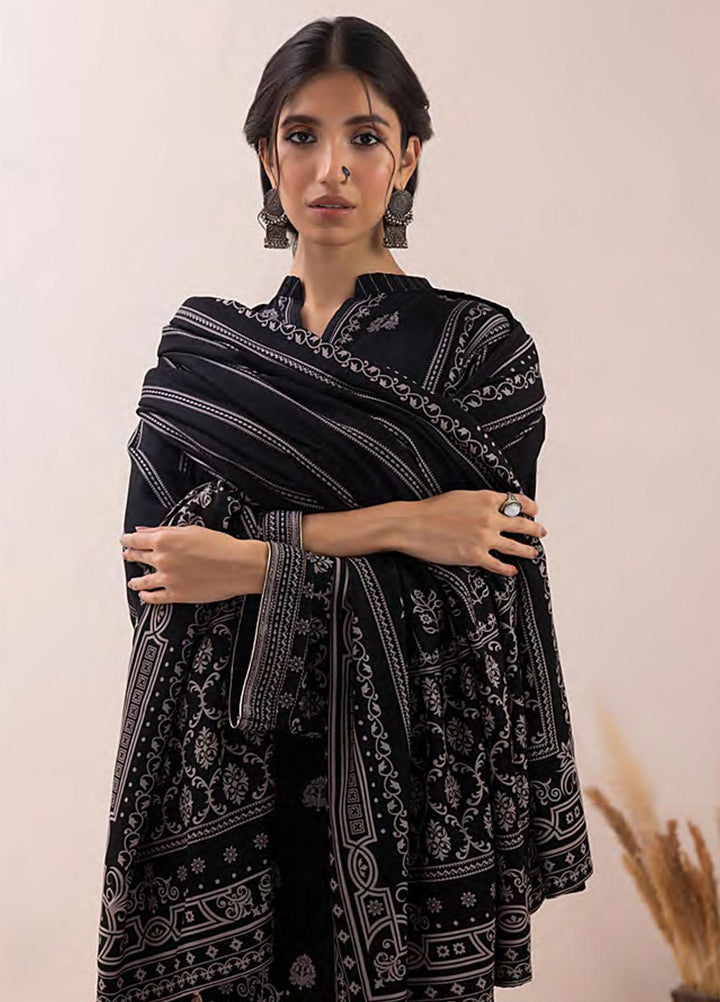 Lakhany Printed Pashmina Suits Unstitched 3 Piece LSM23PP LG-IZ-0019-C - Winter Collection