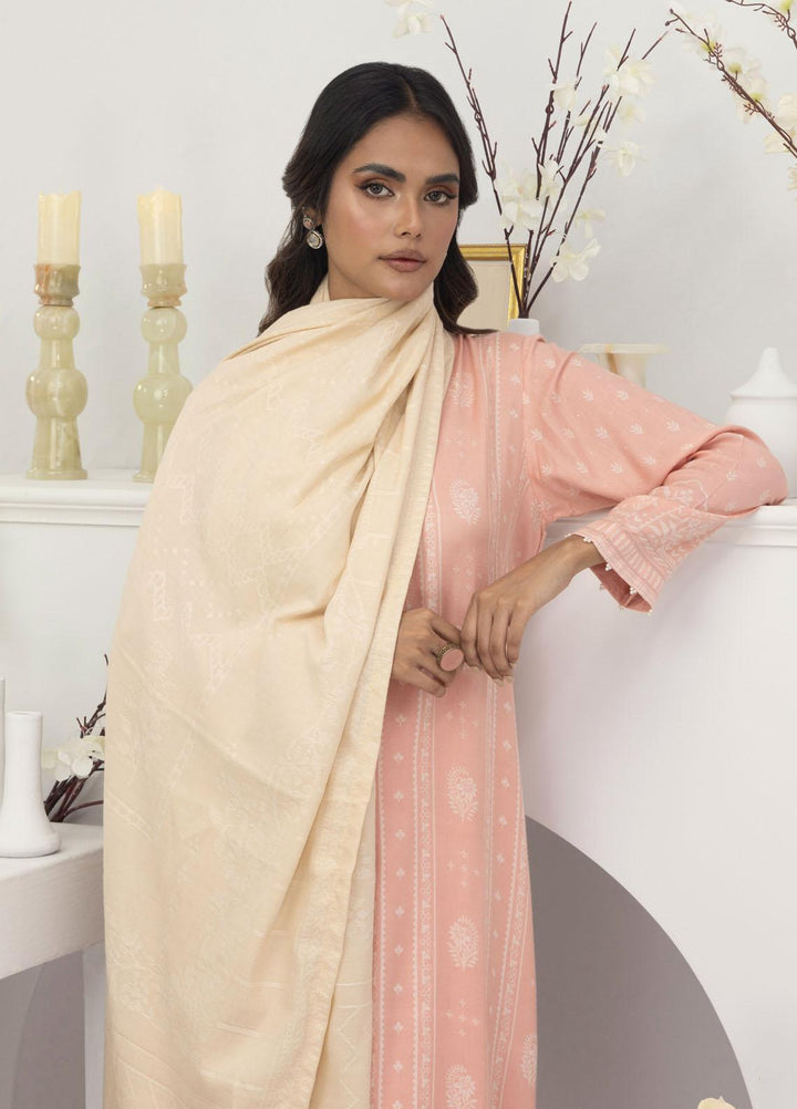 Lakhany Printed Pashmina Suits Unstitched 3 Piece LSM23PS LG-AA-0023-A - Winter Collection